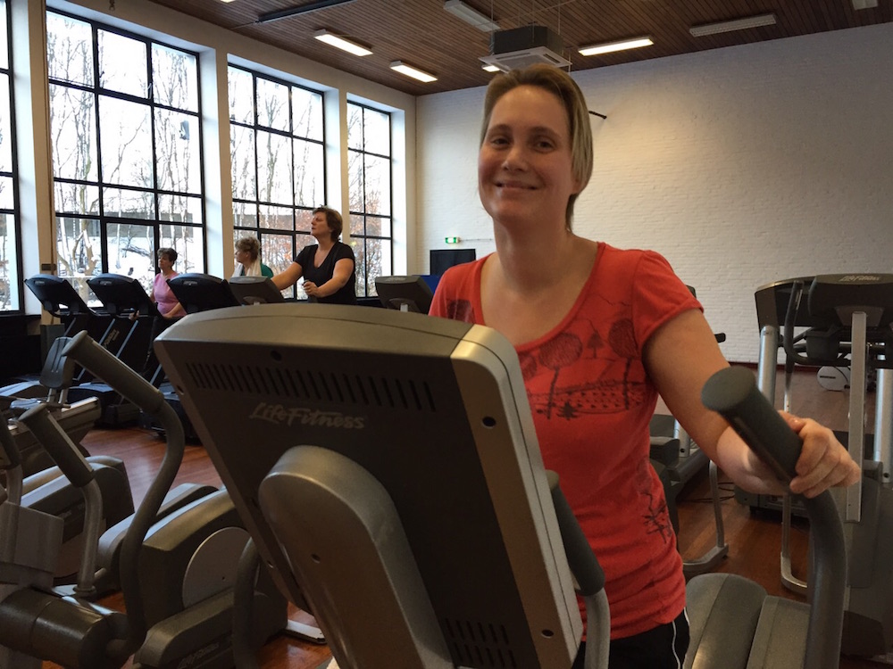 Twintig minuten op de crosstrainer…